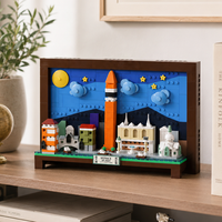 CITY POSTCARD-VENICE Skyline, Serie de Bloques de Construcción para Juegos STEM, Tiendas de Regalos, Tiendas de Aficiones, Pedidos al por Mayor