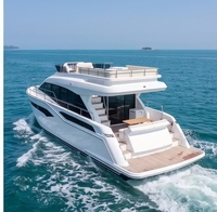 Yacht de croisière à cabine en PRV de 15,16 m, fabriqué en Chine, avec un seul gouvernail, un double moteur diesel, 12 nœuds, certifié CE, bateau pour saillies aux îles