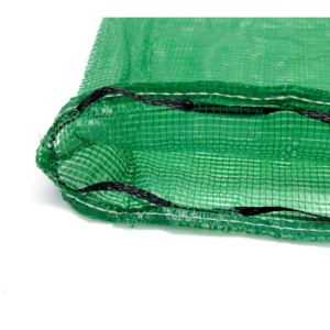 <span class=keywords><strong>Saco</strong></span> <span class=keywords><strong>de</strong></span> malla verde resistente con cordón negro para empacar patatas, cebollas, repollo y <span class=keywords><strong>leña</strong></span> - Product Image 2