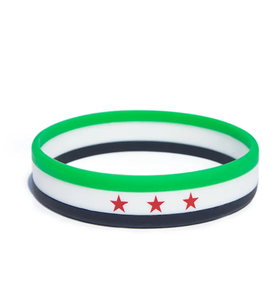 Bracelet en silicone personnalisable pour hommes et femmes, vente en gros de bracelets en caoutchouc de silicone pour drapeau - Product Image 3