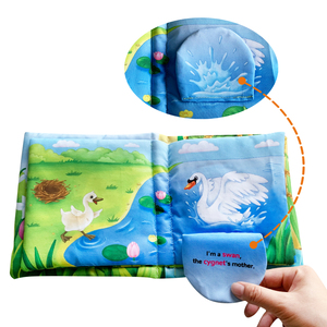 <span class=keywords><strong>Livre</strong></span> en tissu Peek-a-Boo avec son bruit froissé, <span class=keywords><strong>livre</strong></span> en tissu interactif pour enfants, jouet pour bébé avec un plaisir infini - Product Image 3
