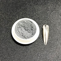 Poudre à ongles magique chromée colorée en 12 couleurs, pigment miroir, poudre magique miroir pour ongles
