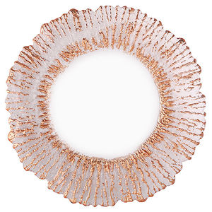 הנמכרים ביותר המוכרים ביותר, צלחת מטען קריסטל ללא עופרת משקפיים צבעוניים יוקרה 13 אינץ 'ארוחת ערב - Product Image 6