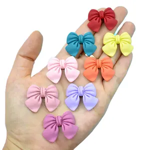 High Quality European American Resin Mold Craft Multicolor Bowknot Resin Accessories Crafts