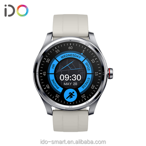 Smart Watch moda uomo con Full Touch Fitness Tracker rotondo Smartwatch per IOS Android funzione di monitoraggio della frequenza cardiaca - Product Image 1