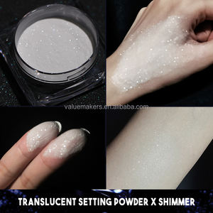 เครื่องสำอางใบหน้าอัลตร้าเล็กๆที่ดีแสงที่สมบูรณ์แบบการตกแต่งแววขาวหลวมผงไข่มุกโปร่งแสงกันน้ำ - Product Image 2