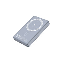 Batterie externe magnétique 5000mAh 10000mAh 20W PD à charge rapide, portable, en alliage d'aluminium, coque ABS, puce IP5356