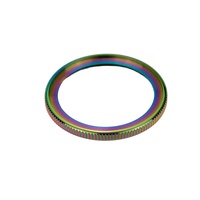 Bague de montre de plongée rotative en acier inoxydable SSKX007 009 à bordure de type pièce de monnaie, la plus vendue