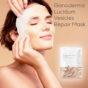 Mascarilla Reparadora de Vesículas de Ganoderma Lucidum, Fabricada en Taiwán, ODM/OEM, Personalizada, Reparación Profunda Facial - Product Image 2