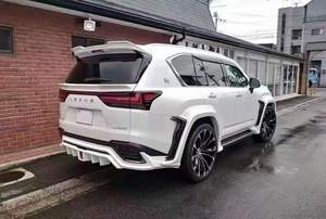 Runde Neues Produkt WD Karosserie-Kit für Lexus Lx600 22-25 Facelift WD Style Augenbrauen-Radlaufverbreiterung Auto-Teil Frontlippe Heckdiffusor Top-Flügel - Product Image 6
