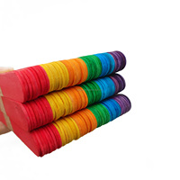 Palitos de Madera de Alta Calidad de 150x18x1.6mm para Manualidades Infantiles, Material Escolar y Uso Doméstico, Paquete de 75
