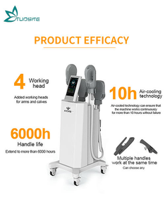 Estimulador Muscular 4 en 1 con 2 Manijas, Máquina de Fitness para Quema de Grasa de Alta Intensidad y Moldeamiento Corporal, Equipo de Belleza - Product Image 4