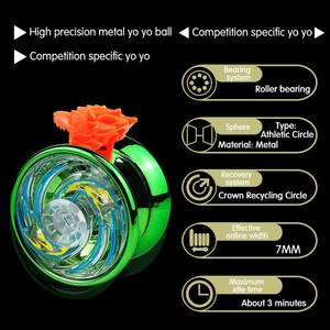 Balle tournante à ficelle en alliage pour la motricité fine, jouet d'extérieur pour débutants, exercice <span class=keywords><strong>de</strong></span> force du poignet, entraînement <span class=keywords><strong>de</strong></span> la coordination œil-main - Product Image 5