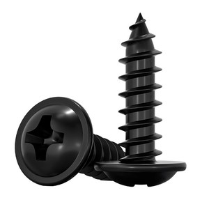 Black 304 Stainless Steel Phillips Pan Head Self Tapping Screws Metric M2 M3 M4 M5 For Metal Fastening Grade A Class 4.8 - Product Image 1