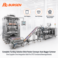 BURGEN Machine d'emballage en stick anti-fuite à changement rapide, haute précision, chauffage constant, 4 à 12 voies, pour boissons fonctionnelles DTC