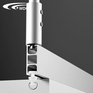 Rail de rideau de cabine hospitalière en aluminium, séparateur de lits d'hôpital en aluminium, rail de rideau pliable à fixation au plafond avec tige extensible - Product Image 1