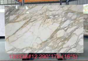 Dalles de marbre Calacatta blanc or haut de gamme pour la décoration de villas, découpées sur mesure pour les murs - Product Image 5