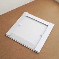 Logo personnalisé recyclable papier blanc carton pliable magnétique emballage de boîte à couvercle cadeau avec insertion d'éponge