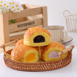 RJ Super Soft Cube Sticky Cream Puff Bread PU Slow Rebound Stress Relief Toy <b>Creative</b> Food Play Pinch Squeeze Fidget <b>Gift</b> - Product Image 3
