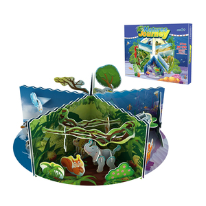 Modèle de scène de voyage en nature, puzzle 3D à assembler soi-même, <span class=keywords><strong>cercle</strong></span> arctique pour enfants - Product Image 6