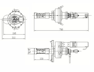 เครื่องลบคมท่อแบบติดตั้งบนแท่น E-Work ISE-252-1 พร้อมมอเตอร์อัตโนมัติสำหรับงานอุตสาหกรรม ลบคมท่อสแตนเลสแบบเย็น - Product Image 1