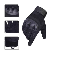 Gants tactiques d'été Angbow à demi-doigts avec protection rigide des articulations pour moto, cyclisme, sports de plein air, équitation, poignet réglable