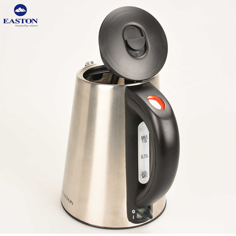 Nouveau Supérieur En Acier Inoxydable Bouilloire Électrique avec Plateau Hôtel/Ménage Bouilloire Smeg