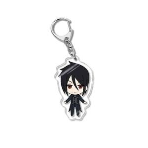 34 styles de figurines <span class=keywords><strong>Kuroshitsuji</strong></span>, porte-clés en acrylique imprimé UV, personnage d'anime, porte-clés en plastique, décoration, cadeau - Product Image 3