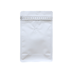 Coffee Packaging High Quality Hot Sale Resealable Coffee Powder Packaging White Kraft Coffee Bag