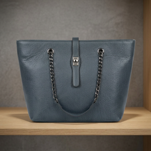 BS INTERNATIONAL OEM Customized Pure Leather Waterproof Women's Casual Shoulder <b>Handbags</b> Lightweight Foldable Zipper Shop - Product Image 1