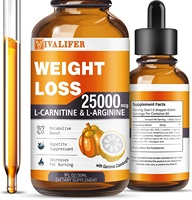Vente en gros de gouttes liquides pour la perte de poids personnalisées de 30 ml avec booster Garcinia Cambogia, soutien métabolique, complément nutritionnel