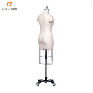 Beifuform <span class=keywords><strong>professionnel</strong></span> <span class=keywords><strong>couture</strong></span> <span class=keywords><strong>Mannequin</strong></span> toile tissu demi-corps <span class=keywords><strong>Mannequin</strong></span> taille américaine 10S <span class=keywords><strong>mannequin</strong></span> créateur de mode robe forme - Product Image 6