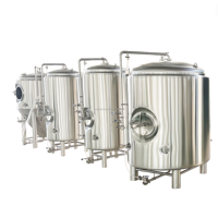 Cuve de Fermentation en Acier Inoxydable pour Bière et Sake avec Refroidissement Enveloppé et Plaque Mirralee pour la Production de Boissons en Brasserie