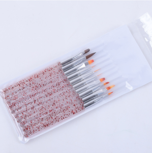 Ensemble de pinceaux pour nail art ODM OEM, pinceaux de dessin 3D, pinceaux de peinture, poils en nylon, gel polish, manucure, salon de nail art - Product Image 5