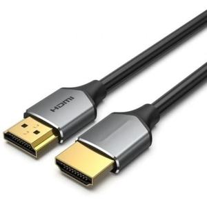 Câble HDMI - câble 2.0 de 50 cm, mâle à mâle, transmission 4K, couleur gris, idéal pour connecter des appareils multimédias. - Product Image 1
