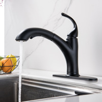 Robinet de lavabo multifonction moderne à poignée unique, à poser sur le comptoir, certifié NSF, avec cartouche céramique, pour usage domestique, eau froide et chaude