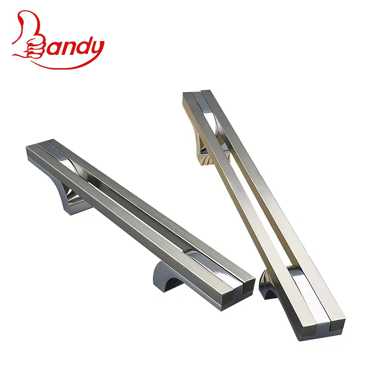 classic furniture accessory hardware two aluminum profile with zinc alloy zamak leg kitchen cabinet handle color customized