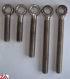 Metric Steel Eye <b>Screws</b> Threaded Fasteners with Loop End for Hardware Mounting - Product Image 3