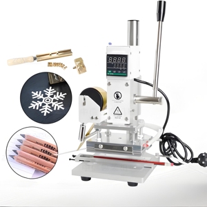 Máquina de Estampado en Caliente de Lámina para Lápices, Eléctrica, Digital, con Control de Temperatura, de Alta Eficiencia, Impresión de Logotipo Personalizado en Lápices - Product Image 1