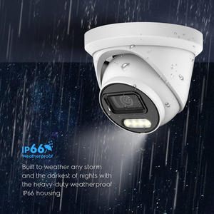 <span class=keywords><strong>Telecamera</strong></span> Dome Metallica <span class=keywords><strong>POE</strong></span> 4K 8MP per Esterni, Impermeabile IP66, Intelligente con Doppia Illuminazione, Allarme, Audio Bidirezionale, Visione Notturna CMOS - Product Image 1