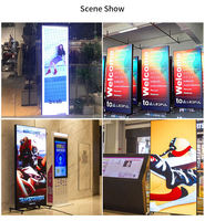 Pantalla LED P1.75 P2.19 para Interiores, Móvil, de Pie, para Publicidad, Carteles, Vallas Publicitarias, para Centros Comerciales