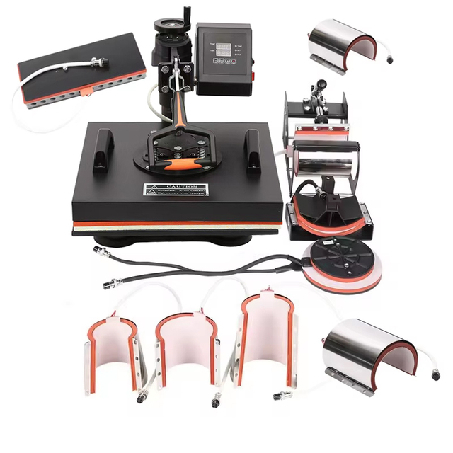 38*38cm Combo Heat Press Machine 11 in 1 Multifunctional Sublimation Machine for Bottle/Mug /T-shirts Printer Machine
