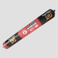 Qingkai 119-1 Colle de fixation pour verre 100% protectrice UV haute performance, mastic silicone neutre pour la construction de murs rideaux