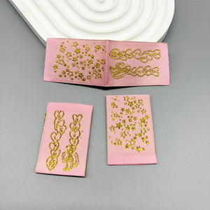 ปรับแต่งขนาดของฉลากทอเสื้อผ้าและการออกแบบการพิมพ์โลโก้ - Product Image 3