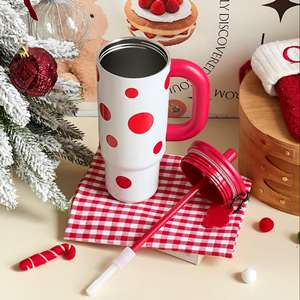 C81 2025 Noël Gobelet Géant Isotherme en Acier Inoxydable 316 à Triple Paroi, Tasse à Café Thermique Grande Capacité - Product Image 3