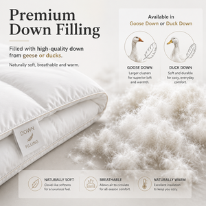 <span class=keywords><strong>Couette</strong></span> <span class=keywords><strong>de</strong></span> luxe en duvet <span class=keywords><strong>de</strong></span> <span class=keywords><strong>canard</strong></span> blanc, légère, moelleuse et respirante, pour toutes les saisons, collection hôtelière, insert <span class=keywords><strong>de</strong></span> <span class=keywords><strong>couette</strong></span> pour literie <span class=keywords><strong>de</strong></span> chambre - Product Image 3