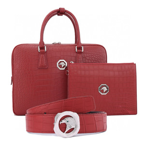 กระเป๋าเอกสารหนังจระเข้ซาตินไนล์กระเป๋าถือกระเป๋าสะพายไหล่สำหรับผู้ชายชุดสไตล์การปรับแต่งส่วนตัว - Product Image 2