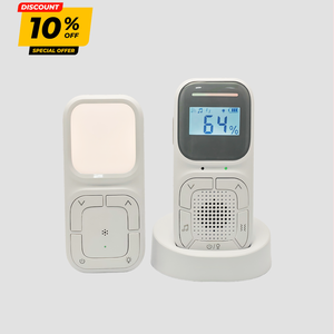Monitor de Audio Digital para Bebés con Pantalla de Temperatura y Humedad, Alcance de 300 Metros, Comunicación Bidireccional, Dispositivo Inalámbrico para Niñeras - Product Image 1