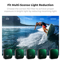 Filtre polarisant à densité neutre K&F Concept CPL ND8 ND16 ND32 ND64 ND1000 pour GoPro Hero 13/12/11/10/9, ensemble de filtres ND CPL
