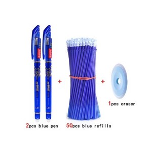 Set da 50 Pezzi di <span class=keywords><strong>Ricariche</strong></span> per Penne Gel Cancellabili Multicolore 0.5mm, Strumenti di Scrittura Lavabili per Scuola, Cancelleria Kawaii - Product Image 1